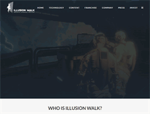 Tablet Screenshot of illusion-walk.com